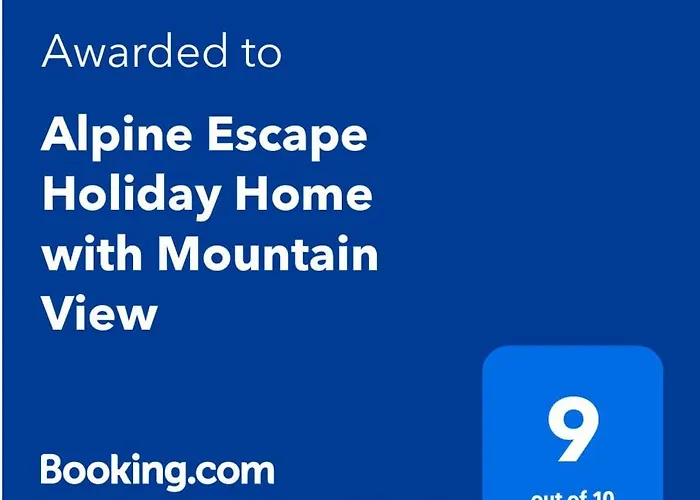 בית נופש Alpine Escape With Mountain View